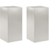  Stalak za biljke 2 pcs Srebrna 30 x 30 x 60 cm Čelik | shoptok.hr