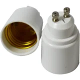adapter za sijalično grlo GU10 na E27, bijeli