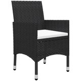  5-dijelni vrtni blagovaonski set crni | shoptok.hr