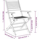  9-dijelni vrtni blagovaonski set od masivnog bagremovog drva | shoptok.hr