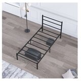 Hanah home krevet basic black 100 x 200