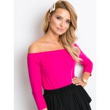 BASIC Feel Good Blouse-RV-BZ-4692.11-fuchsia | Shoptok.si