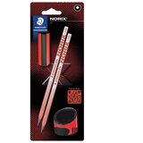 Olovka GRAFITNA HB NORIX PK2 PLUS GUMICA PLUS ŠILJILO STAEDTLER 181 SBK2-2 CRVENA BLISTER Cene