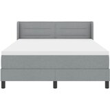  s opruga kutije Svijetlo siva 190 x 140 cm tkanina | shoptok.hr
