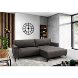 MID.YOU KOTNA SEDEŽNA GARNITURA, gladka tkanina rjava | Shoptok.si