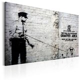  Slika - Graffiti Area (Police and a Dog) by Banksy 60x40 Cijene