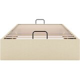  Otomanski okvir kreveta bez madraca krem 90x190 cm od tkanine | Eponuda.com