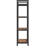  Polica Dimljeni hrast 56 x 34 x 133,5 cm Konstruirano drvo | shoptok.hr
