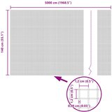  Zavarena žičana ograda 5000 x 140 cm Zelena | shoptok.hr