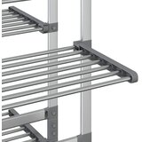 Stalak za sušenje rublja s kotačima 89x64x129 cm aluminijski | Eponuda.ba