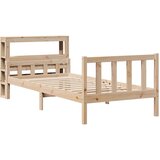 vidaXL Posteljni okvir brez vzmetnice 90x190 cm trdna borovina, (21292258) | Shoptok.si