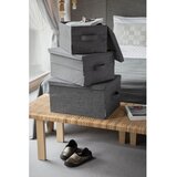 Bigso Box of Sweden Tekstilna škatla za shranjevanje s pokrovom – | Shoptok.si