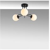 Opviq Vislica DAISY 146, crna, metal, 48 x 48 cm, visina 34 cm, 3 x E27 40 W, Daisy-147-AV3 | shoptok.hr