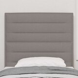  LED glava kreveta s LED trakama Sivo-smeđa 100 cm tkanina | Eponuda.com