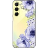  torbica silikonska print skin za samsung A556B galaxy A55 5G blue roses Cene