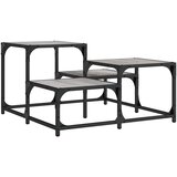  Stolić za kavu boja sivog hrasta 68x68x40 cm konstruirano drvo | shoptok.hr