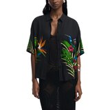 Desigual Srajce &amp; Bluze CAM_ARTEMISA 25SWCW39 Črna cene