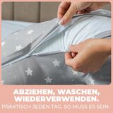 FLOWEN majhna blazina za dojenje z belimi zvezdami | Shoptok.si