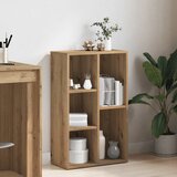 vidaXL Knjižna omara artisan hrast 45x25x80 cm inženirski les | Shoptok.si