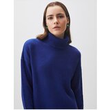 Jimmy Key Cobalt Long Sleeve Turtleneck Knitwear Sweater Cene