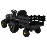  Traktor na akumulator s prikolicom Titanium - crni | shoptok.hr