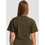 GymBeam Women‘s Limitless Cropped T-Shirt Espresso | ePonuda.com
