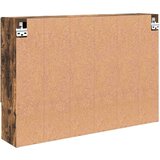 vidaXL Kopalniška ogledalna omara Dimljeni hrast 80 x 17 x 55 cm | Shoptok.si