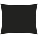 vidaXL Senčno jadro oksford blago pravokotno 5x6 m črno Cene