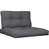  Jastuci za palete 2 kom antracit od tkanine Antracitno siva 70 x 70 x 12 cm | shoptok.hr