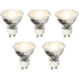 LUEDD Komplet 5 zatemljivih LED žarnic GU10 4W 300lm 2700K | Shoptok.si