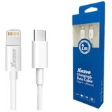 X Wave Kabl Type C na Lightning iPhone 3A 2m PVC BELI | Eponuda.com