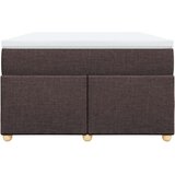  Krevet box spring s madracem tamnosmeđi 120 x 190 cm od tkanine | shoptok.hr