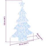 vidaXL Božično drevo med 100 LED Hladno bela 120 cm Akril | Shoptok.si