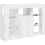  Kotni LED TV ormar Zidne Visoki sjaj bijela 100x40x68cm | shoptok.hr