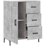  Komoda siva boja betona 69,5x34x90 cm od konstruiranog drva | shoptok.hr