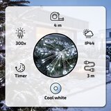 Brilagi LED spoljašnji božićni niz 300xLED 7m IP44 hladna bela, efekat vatrometa | Eponuda.com
