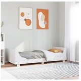 vidaXL Okvir kreveta bez madraca bijeli 75 x 190 cm masivna borovina Cijene