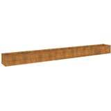 vidaXL Povišena vrtna gredica 482 x 50 x 36 cm od čelika COR-TEN | shoptok.hr