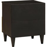  Noćni ormar 2 kom. Crna i zlatna 40 x 33 x 46 cm | shoptok.hr