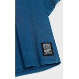Sinsay Pamučna majica loose fit s ispranim efektom i prišivkom | shoptok.hr