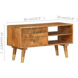 TV ormarić od masivnog drva manga 85 x 35 x 47 cm | Eponuda.com