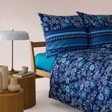 Bassetti POSTELJNINA 200/200 cm saten modra | Shoptok.si