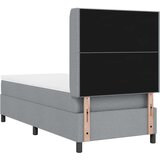 Box spring krevet Svjetlosiva 90 x 190 cm tkanina | shoptok.hr