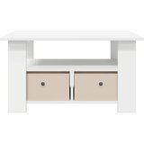  Kava Stol s ladicama Bijelo 77 x 55 x 42 cm Konstruirano drvo | shoptok.hr