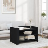  Stolić za kavu crni 80 x 50 x 50 cm od konstruiranog drva | shoptok.hr
