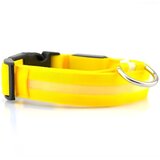 IZMAEL Svjetleći ovratnik za psa s USB punjenjem - Žuta / XL Cijene