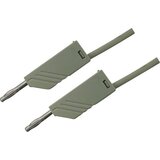 SKS Hirschmann 4mm PVC-test lead\, on both sides stackable plugs\, 2\,5mm²\, 100 cm Merilni kabel 1m siva\, MLN 100/2\,5 934063106, (20423312) Cene