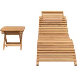 Ležaljka 2 pcs Smeđa 198 x 55 x 58,5 cm Čvrsto teak drvo | Eponuda.com