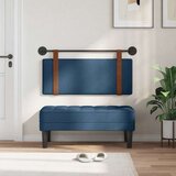  Držeće uzglavlje Zidne Plava 110 x 55 x 5 cm Antikni PU - Plava 100 cm bez LED | shoptok.hr