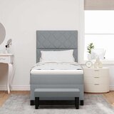  Krevet s opruga kutije Svijetlo siva 90 x 200 cm tkanina | shoptok.hr